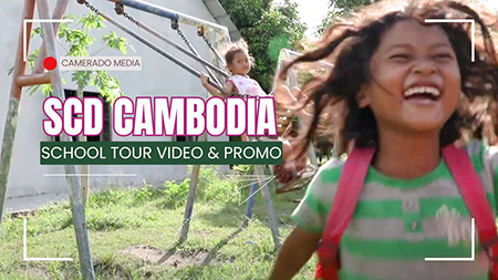 School tour video Cambodia international NGO education sector - video by Camerado Media